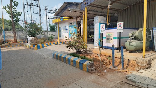 Bharat Petroleum, Petrol and CNG Pump -Sapthagiri Service Station