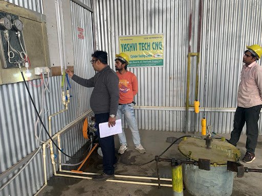 CNG CYLINDER TESTING CENTRE ( YASHVI TECH CNG CYLINDER TESTING CENTRE)