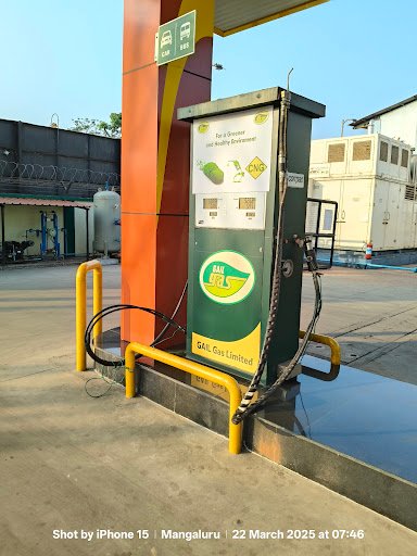 Gail CNG gas station. Coco-2 Gail CNG gas station. Coco-2