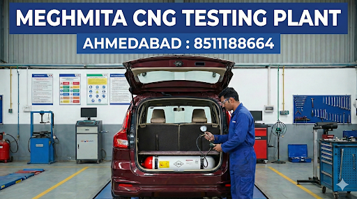 AHMEDABAD CNG CYLINDER TESTING (MEGHMITA CYLINDER GASTECH INDIA)